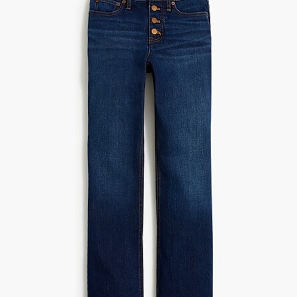 J. Crew - Flare crop jean in all-day stretch - Picture 1 of 5